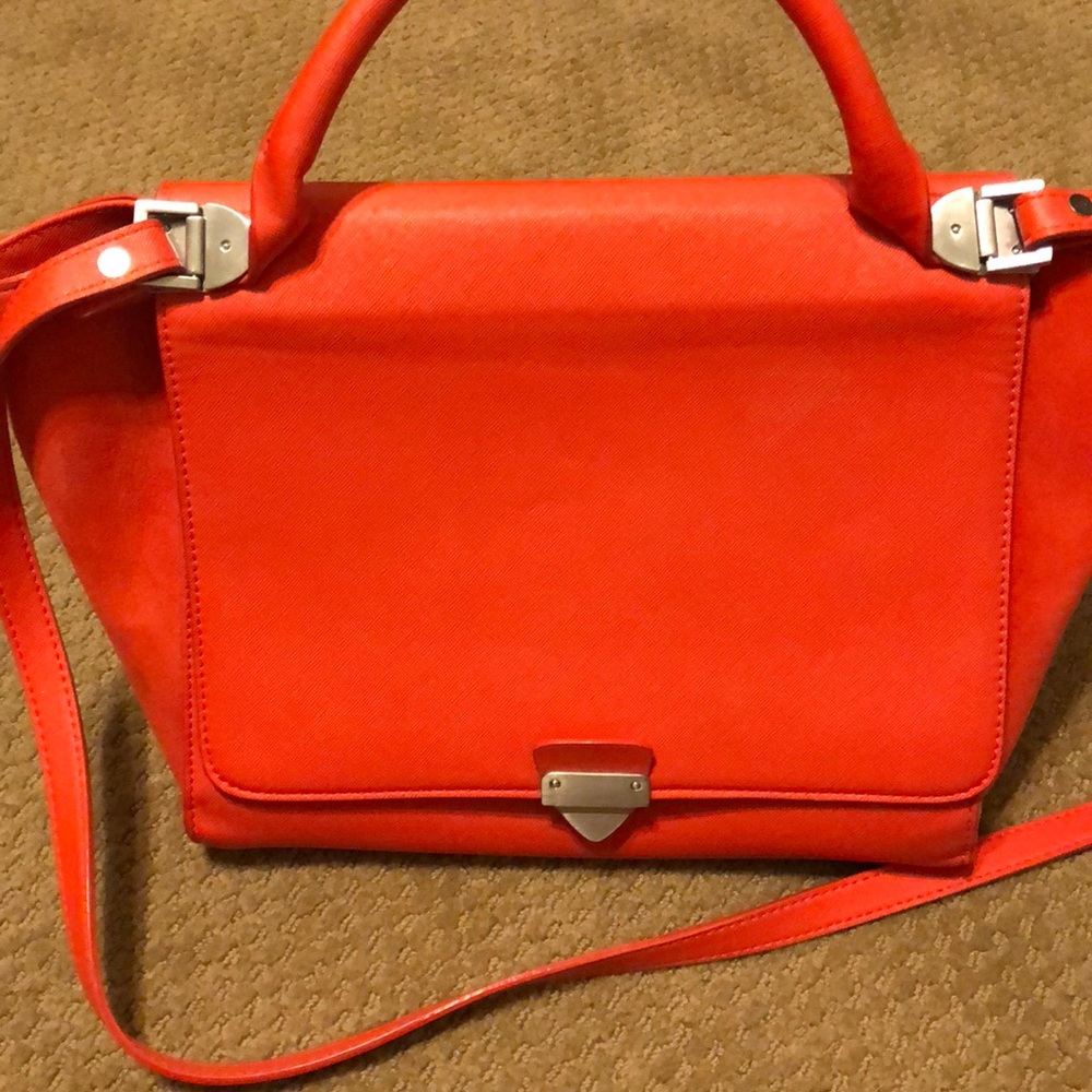 Orange Zara purse